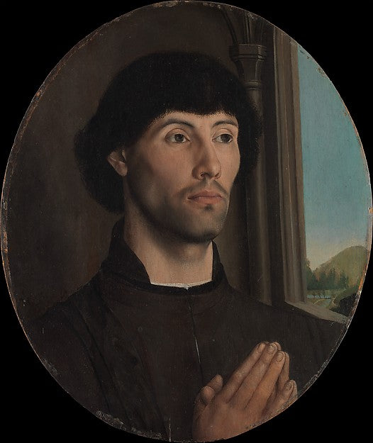 Hugo van der Goes:Portrait of a Man c1475-16x12"(A3) Poster