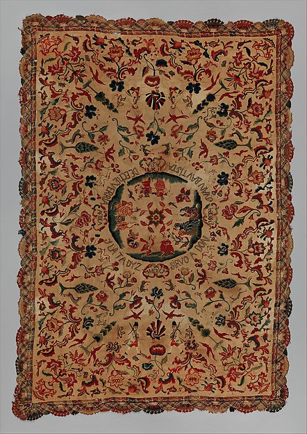 :Coverlet c1770–80-16x12"(A3) Poster