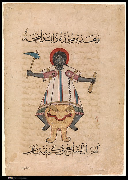 :"Design for a Clock in the Form of an Elephant with an Indi-16x12"(A3) Poster