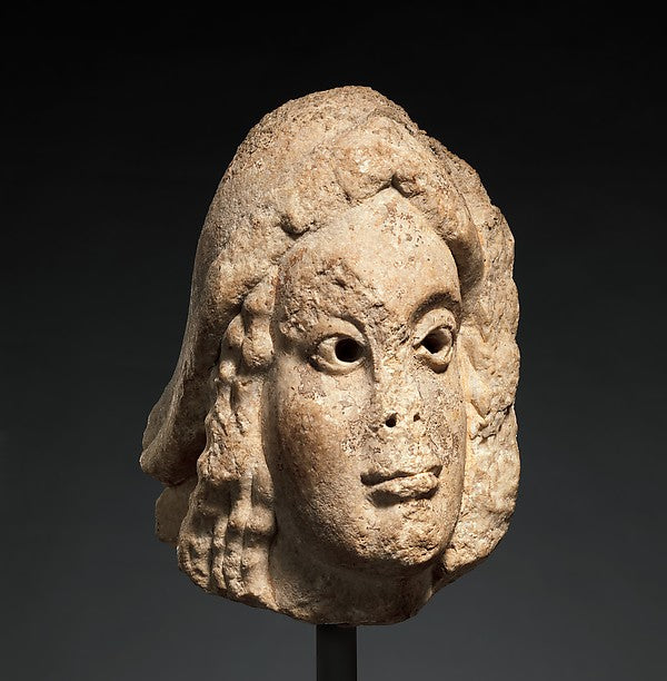 :Head of a Youth c1100–1120-16x12"(A3) Poster