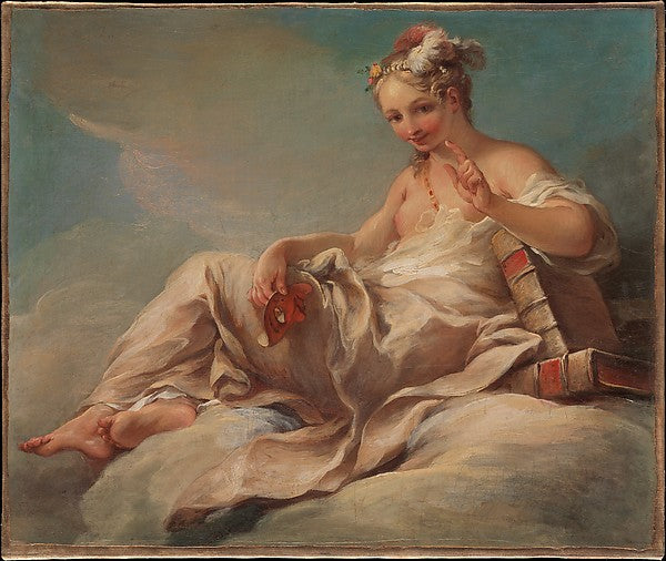 Pierre Charles Trémolières:Comedy c1736-16x12"(A3) Poster
