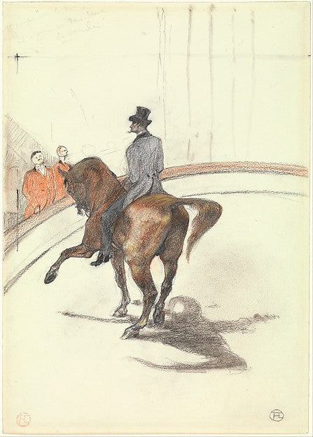 Henri de Toulouse-Lautrec:At the Circus: The Spanish Walk 18-16x12"(A3) Poster