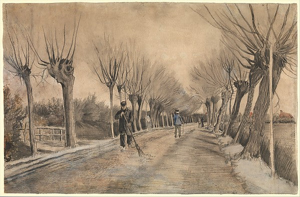 Vincent van Gogh:Road in Etten 1881-16x12