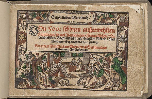 Schön newes Modelbuch 1608-, Poster Print