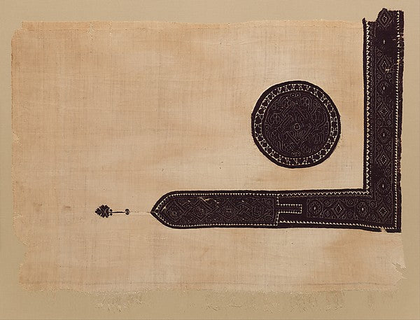 :Fragment with Roundel and L-Shaped Band with Interlace Orna-16x12"(A3) Poster