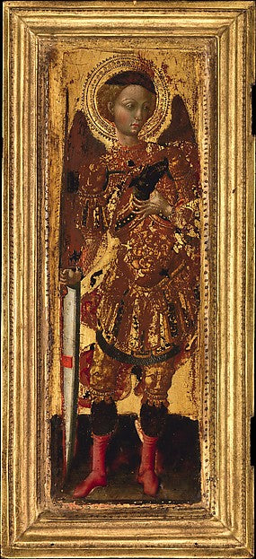 Pietro di Giovanni d'Ambrogio:Saint Michael mid-1430s-16x12"(A3) Poster