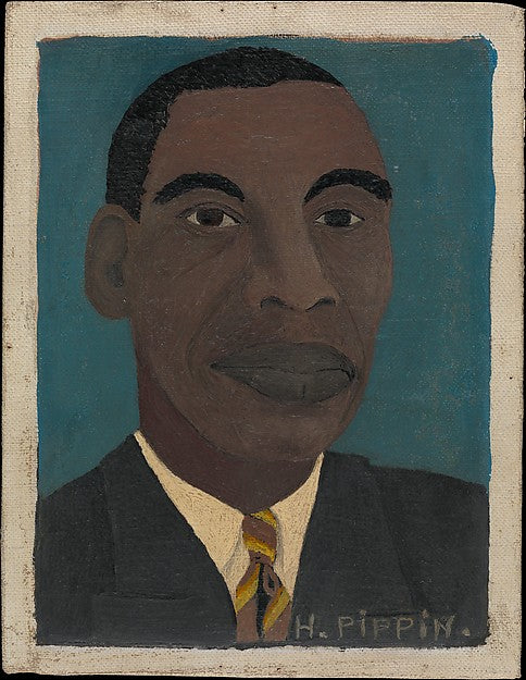 Horace Pippin:Self-Portrait II 1944-16x12