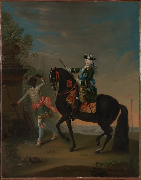 Attributed to Georg Christoph Grooth:The Empress Elizabeth o-16x12"(A3) Poster