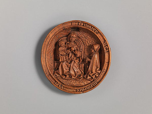 :Half of a Prayer Bead with the Prayer of the Rosary early 1-16x12"(A3) Poster