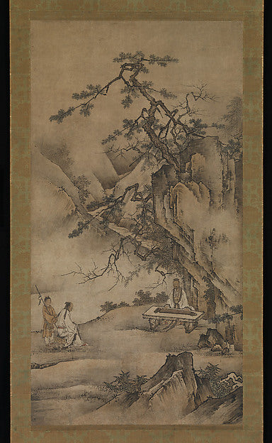 ,Bo Ya Plays the Qin as Zhong Ziqi Listens 1530s-Cir,16x12"(A3) Poster