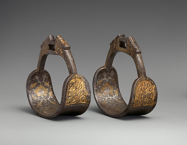 :Pair of Stirrups 19th–early 20th century-16x12"(A3) Poster