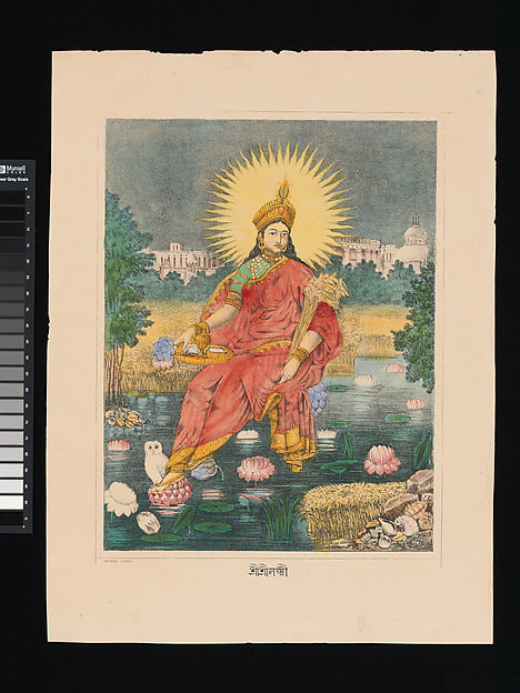 Shri Shri Lakshmi c1880,16x12"(A3)Poster