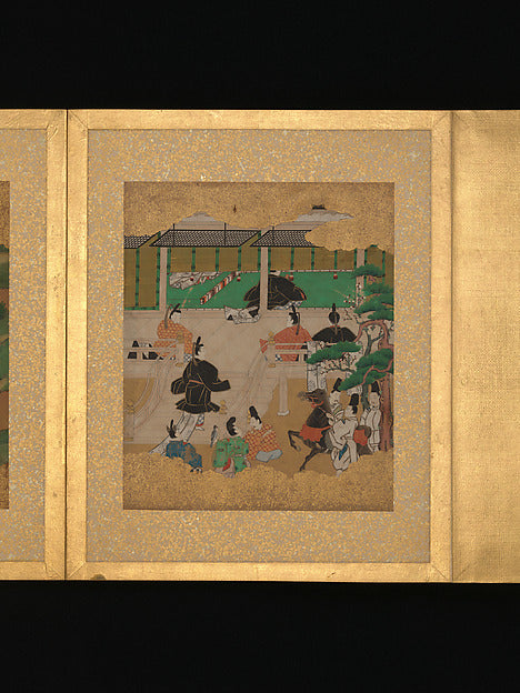 Twelve Scenes from The Tale of Genji mid-17th cent-Unidentifie,16x12"(A3)Poster