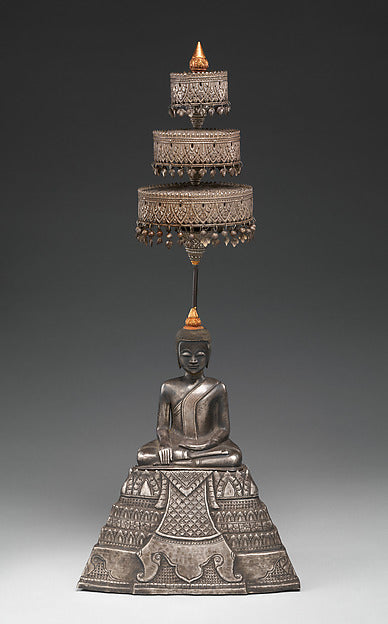 Enthroned Buddha 1923, by inscription,16x12"(A3)Poster