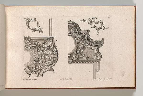 Jeremias Wachsmuth:Suggestion for the Decoration of Lower Ri-16x12"(A3) Poster