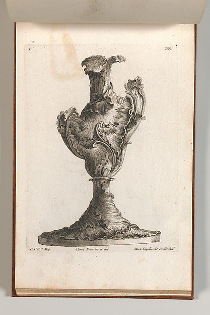 After Carl Pier:Design for a large Asymmetrical Vase Plate 4-16x12"(A3) Poster