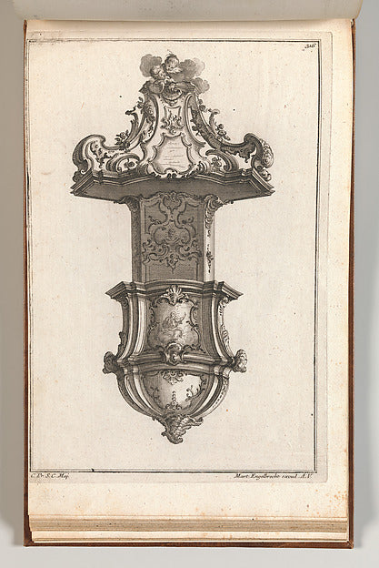 :Design for a Pulpit Plate 3 from an Untitled Series of Pulp-16x12"(A3) Poster