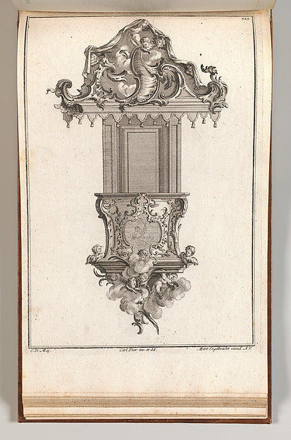 Carl Pier:Design for a Pulpit Plate 2 from an Untitled Serie-16x12"(A3) Poster