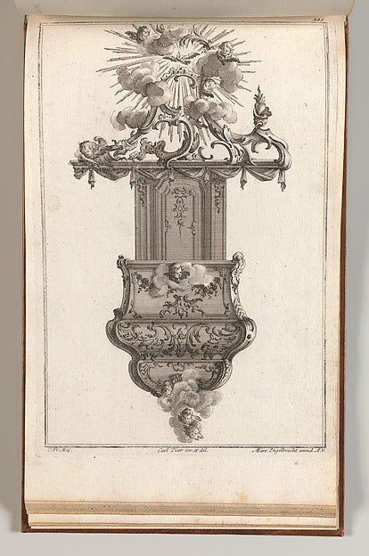 Carl Pier:Design for a Pulpit Plate 4 from an Untitled Serie-16x12"(A3) Poster