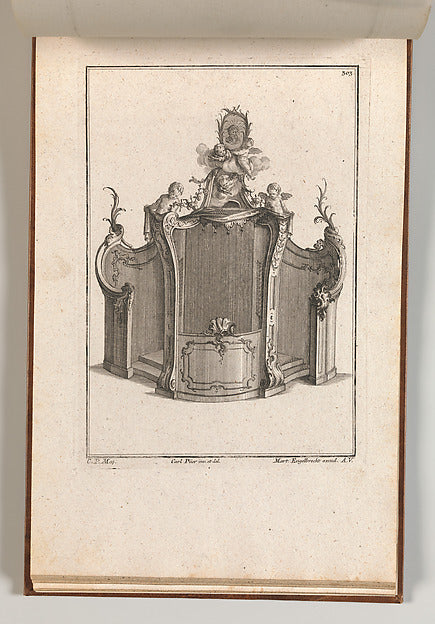 Carl Pier:Design for a Confessional Plate 2 from an Untitled-16x12"(A3) Poster