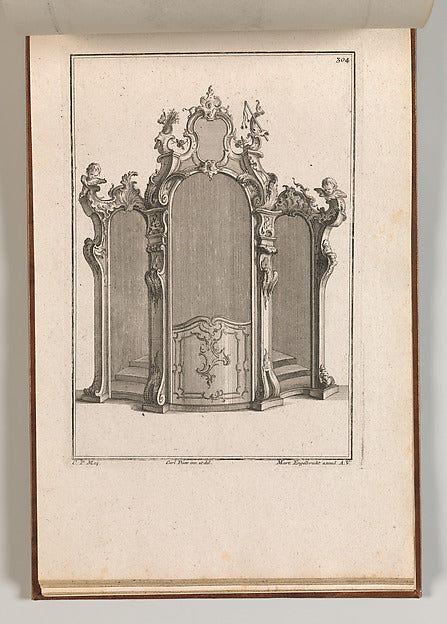 Carl Pier:Design for a Confessional Plate 3 from an Untitled-16x12"(A3) Poster