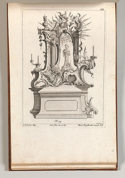 After Carl Pier:Design for an Altar Plate 1 from an Untitled-16x12"(A3) Poster