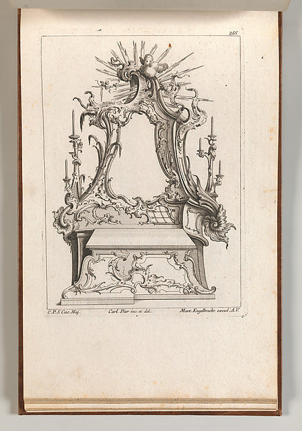 After Carl Pier:Design for an Altar Plate 3 from an Untitled-16x12"(A3) Poster