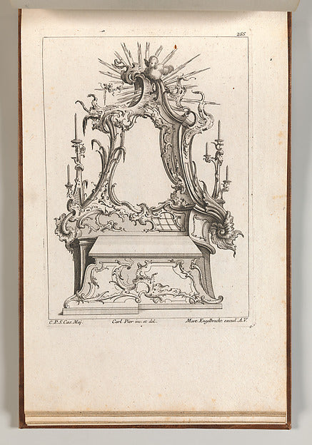 After Carl Pier:Design for an Altar Plate 3 from an Untitled-16x12