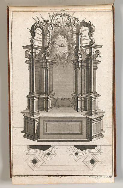 Carl Pier:Design for a Monumental Altar Plate n from 'Unters-16x12"(A3) Poster