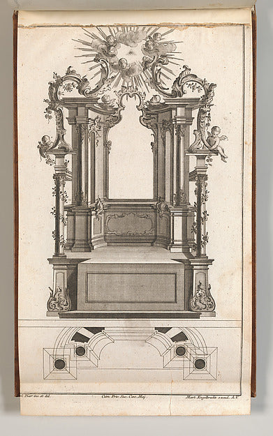 After Carl Pier:Design for a Monumental Altar Plate 'o'  fro-16x12"(A3) Poster