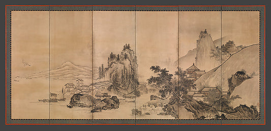 ,Landscape of the Four Seasons late 16th–early,16x12"(A3) Poster