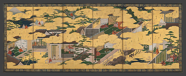 Scenes from the Tales of Ise  first half of the 17th cent,16x12"(A3)Poster