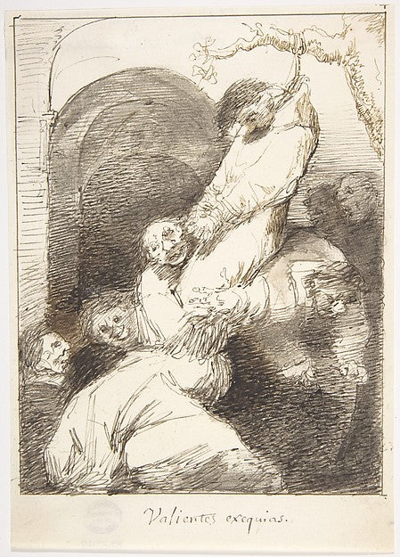 A Funeral with Honors  1807–45-Leonardo Alenza y Nieto,16x12"(A3) Poster