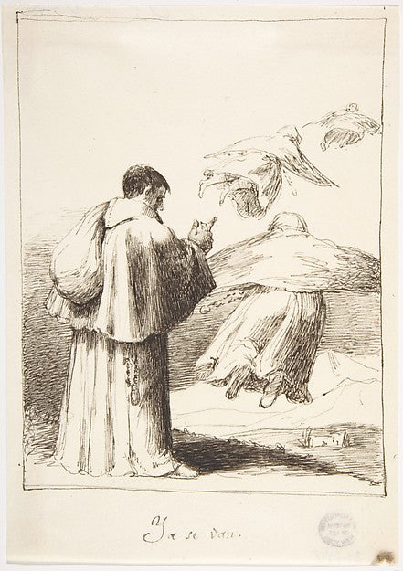 Already They Are Going  1807–45-Leonardo Alenza y Nieto,  Poster Print Wall Art