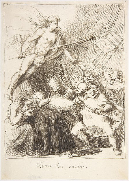 Long Live the Chains!  1807–45-Leonardo Alenza y Nieto,  Poster Print Wall Art