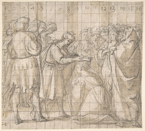 The Cornation of Esther by Ahasuerus 1560–1638-Bartolomé Cardu,  Poster Print Wall Art