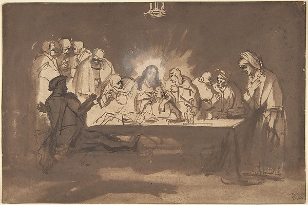 Last Supper late 1650s-Philips Koninck,  Poster Print Wall Art
