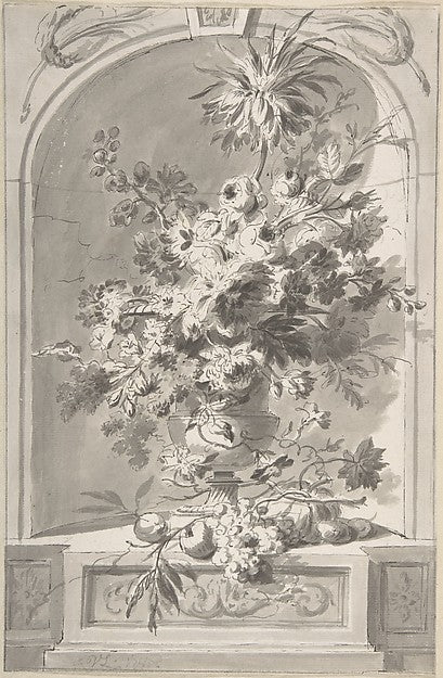 Vase of Flowers 1790s-Willem van Leen,16x12"(A3)Poster