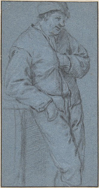 Study of a Standing Peasant 17th cent-Adriaen van Ostade, Poster Print
