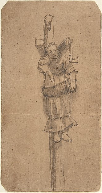 Elsje Christiaens Hanging on a Gibbet 1664-Rembrandt , Poster Print