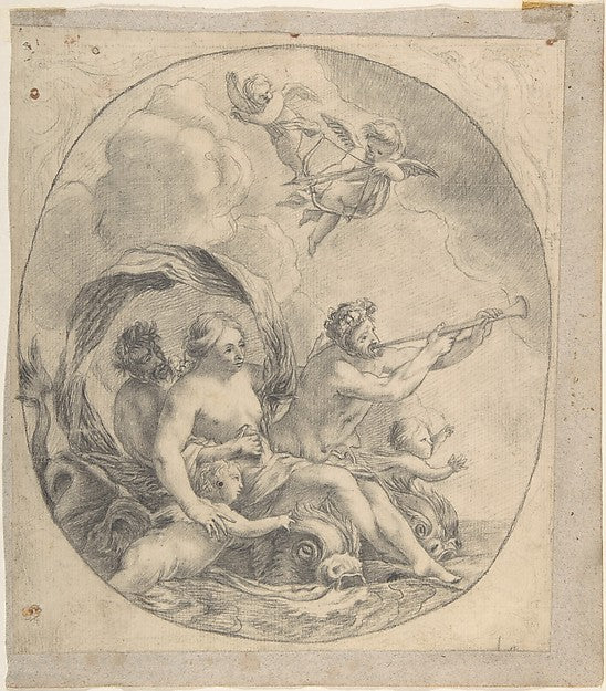 The Triumph of Galatea 17th cent-Anonymous, Spanish, School of,  Poster Print Wall Art