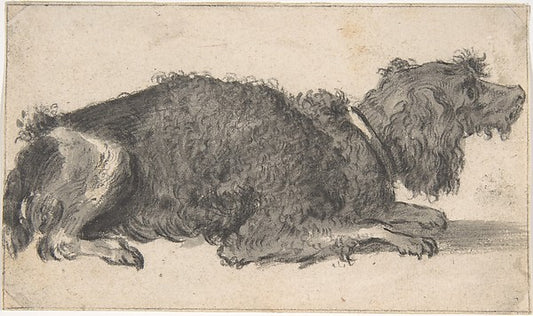 A Dog 17th cent-Cornelis Saftleven,16x12"(A3)Poster