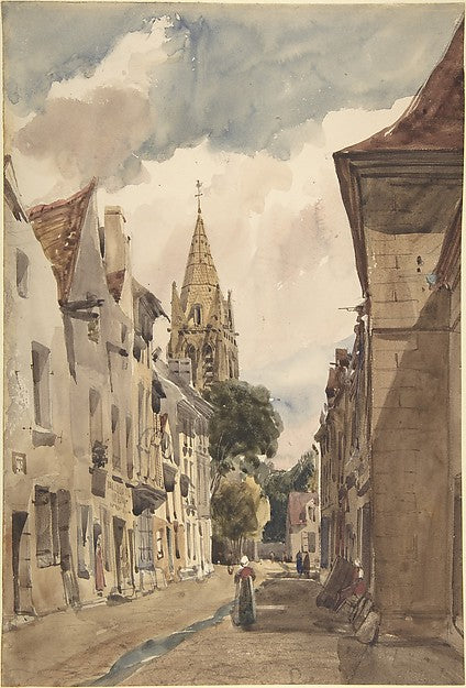 View of Issy  1820–74-Thomas Shotter Boys,  Poster Print Wall Art