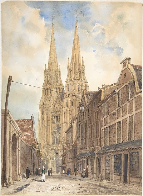 View of Bayeux 1832-Thomas Shotter Boys,  Poster Print Wall Art