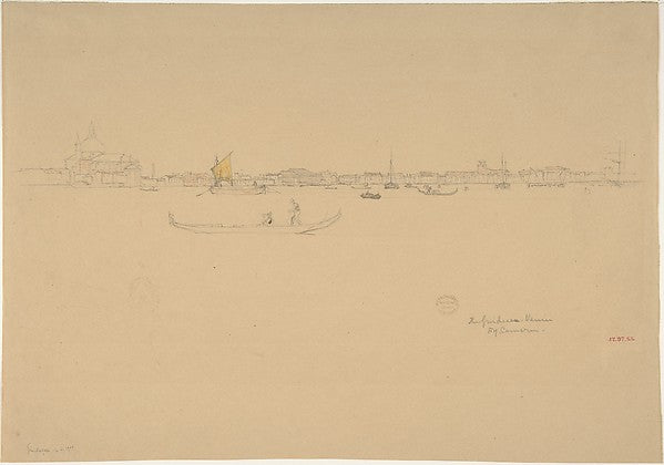 The Guidecca  Venice 1900-Sir David Young Cameron,  Poster Print Wall Art