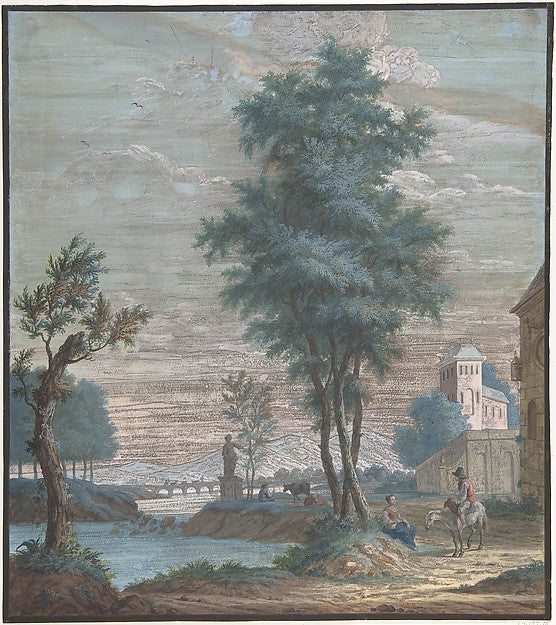 Italian Lanscape 1769-Pieter de Groot,16x12"(A3) Poster