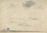 Cloud Study at Hampstead Heath c1821-John Constable,16x12"(A3) Poster