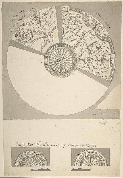 Ceiling Vault of Palazzo Mattei  Rome 1750–59-Sir William Cham, Poster Print
