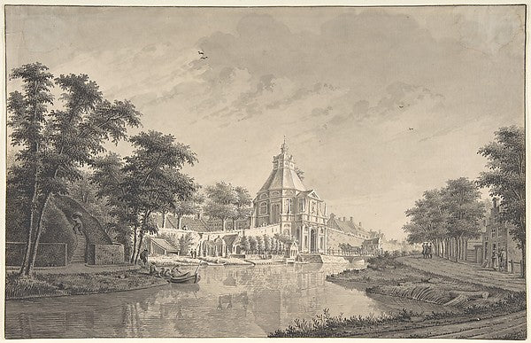 A View of the Wittevrouwenpoort  Utrecht 1749–86-Dirk Verrijk,16x12"(A3)Poster