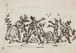 A Group of Figures c1850-George Cruikshank,16x12"(A3) Poster